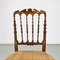 Italian Chiavari Chairs in Walnut and Wicker attributed to Colombo Sanguineti, 1960s, Set of 2 10