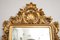 Specchio Luigi Filippo napoletano in legno dorato e intagliato, XIX secolo, Immagine 2