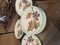 Floral Serving Plates, 1900s, Set of 10 2