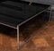Coffee Table with Black Tray on Chrome Base from Kartell 3