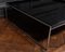 Table Basse avec Plateau Noir sur Base en Chrome de Kartell 4