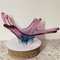 Pink & Blue Murano Center Piece from Sommerso, 1970s 4