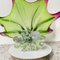 Sunburst Shaped Murano Centerpiece in Lime Green & Fushsia from Sommerso, 1960s 10