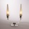 Art Deco Twin Candelabra Lamp with Original Glass Shades from Adnet, 1920s 7