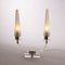 Art Deco Twin Candelabra Lamp with Original Glass Shades from Adnet, 1920s, Image 7