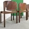 Modell 122 Stühle aus Nussholz & Leder von Vico Magistretti für Cassina, 1967, 4er Set 15