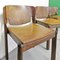 Model 122 Chairs in Walnut and Leather by Vico Magistretti for Cassina, 1967, Set of 4, Image 5