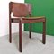 Model 122 Chairs in Walnut and Leather by Vico Magistretti for Cassina, 1967, Set of 4, Image 16
