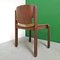 Model 122 Chairs in Walnut and Leather by Vico Magistretti for Cassina, 1967, Set of 4, Image 19