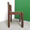 Model 122 Chairs in Walnut and Leather by Vico Magistretti for Cassina, 1967, Set of 4, Image 18