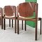 Model 122 Chairs in Walnut and Leather by Vico Magistretti for Cassina, 1967, Set of 4, Image 14