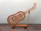 Italian Handmade Guitar Sculpture in Bamboo, 1970s 4