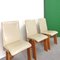 Chairs with Tripod Structure and Beige Leather Upholstery, 1970s, Set of 6 4