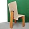 Stühle mit Dreibeingestell & Beige Lederbezug, 1970er, 6er Set 10