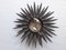 Vintage Sunburst Mirror or Flush Mount Lamp, 1960s 8