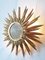Lámpara de montaje enrasada o espejo en forma de sol vintage, años 60, Imagen 2