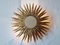 Vintage Sunburst Mirror or Flush Mount Lamp, 1960s 6