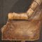 English Leather Swivel Lounge Chair, 1930s, Image 8