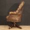 English Leather Swivel Lounge Chair, 1930s 10