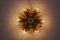Gilt Florentine Ceiling Lamp by Banci Firenze, 1960s 2