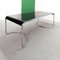 Space Age Febo Desk with Chromed Tubular Frame and Black Lacquered Wood Top by Giotto Stoppino for Driade, 1970s 2