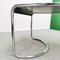 Space Age Febo Desk with Chromed Tubular Frame and Black Lacquered Wood Top by Giotto Stoppino for Driade, 1970s, Image 4