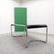Space Age Febo Desk with Chromed Tubular Frame and Black Lacquered Wood Top by Giotto Stoppino for Driade, 1970s, Image 3