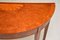 Table Console Style Sheraton Vintage en Loupe d'Orme, 1950 8