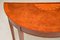 Vintage Sheraton Style Console Table in Burr Elm, 1950 7