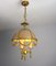 Vintage French Hanging Lamp, 1950s 3