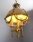 Lámpara colgante francesa vintage, años 50, Imagen 2