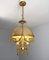 Vintage French Hanging Lamp, 1950s, Image 7