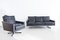 Leather Seating Group, 1960s, Set of 2 1