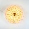 Large Mid-Century Floral Murano Glass Ceiling Light by Ernst Palme, Germany, 1970s 7