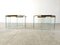 Vintage Glass and Brass Side Tables attributed to Gallotti E Radice, 1980s, Set of 2 1
