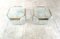 Mesas auxiliares vintage de vidrio y latón atribuidas a Gallotti E Radice, años 80. Juego de 2, Imagen 3