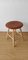 Vintage Swedish Wooden Stool, 1960s, Image 3