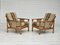 Danish Lounge Chairs in Wool & Oak, 1970s, Set of 2, Image 1