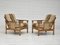Danish Lounge Chairs in Wool & Oak, 1970s, Set of 2 7