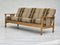 Dänisches 3-Sitzer Sofa aus Wolle & Eiche, 1970er 20