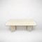 Vintage Italian Coffee Table in Travertine, 1970s, Image 1