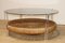Vintage Glass Coffee Table in Rattan and Acrylic Glass, 1970s, Image 20