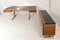Executive Desk with Sideboard in Rosewood from Walter Knoll, 1970, Set of 2 1