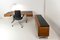 Executive Desk with Sideboard in Rosewood from Walter Knoll, 1970, Set of 2 15