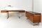 Executive Desk with Sideboard in Rosewood from Walter Knoll, 1970, Set of 2 20