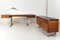 Executive Desk with Sideboard in Rosewood from Walter Knoll, 1970, Set of 2, Image 20