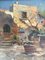 Ezelino Briante, Sunny Day in Capri, 1955, Oil on Panel, Framed 2