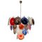 Large Space Age Murano Disc Chandelier, 1970s, Image 1