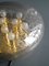 XXL Mushroom Ceiling Light with Brass Base 7