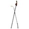 Vintage Folding Valet Stand in Wood, Iron and Brass from Fratelli Reguitti, Italy, 1950s 7